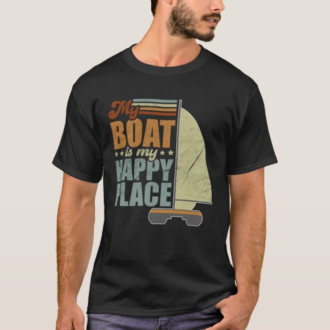 Catamaran Two Hulls Sailing Quote Catamaran Captai T-Shirt (Front)