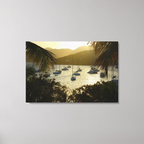 Catamarans and sailboats canvas print