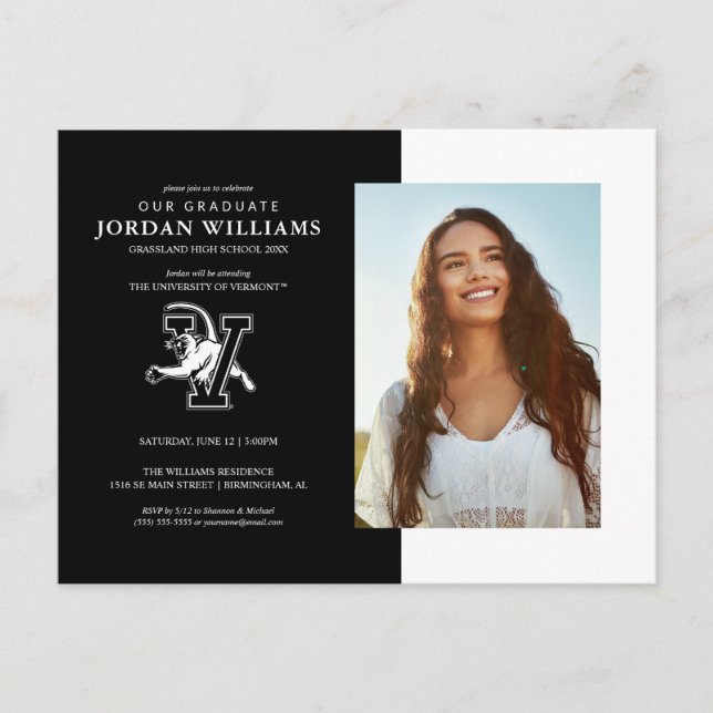 Catamounts | University of Vermont Announcement Postcard (Front)