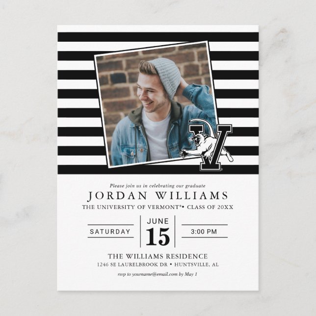 Catamounts | University of Vermont Announcement Postcard (Front)