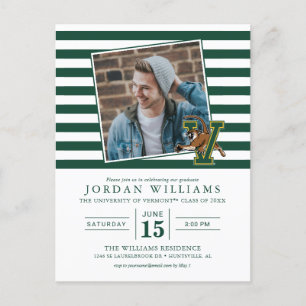 Catamounts   University of Vermont Announcement Postcard