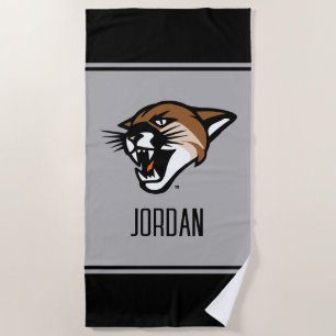 Catamounts University of Vermont Beach Towel