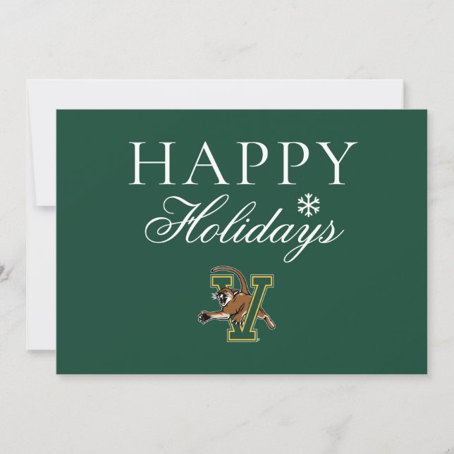 Catamounts | University of Vermont Holiday Card (Front)