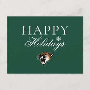 Catamounts University of Vermont Holiday Postcard