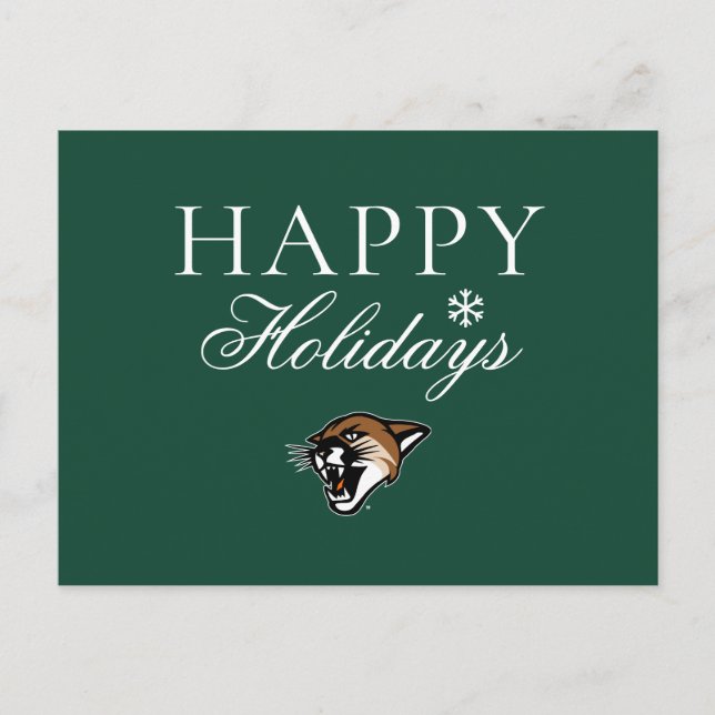 Catamounts | University of Vermont Holiday Postcard (Front)