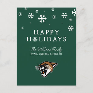 Catamounts University of Vermont Holiday Postcard