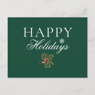 Catamounts University of Vermont Holiday Postcard