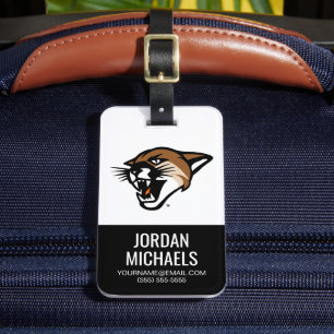 Catamounts University of Vermont Luggage Tag