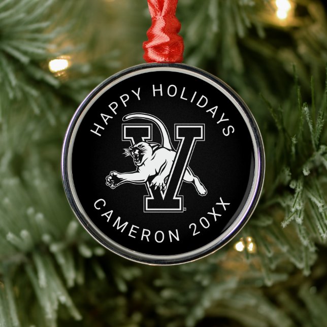Catamounts | University of Vermont Metal Ornament (Tree)