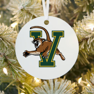 Catamounts   University of Vermont Metal Ornament