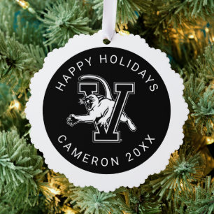 Catamounts University of Vermont Ornament Card