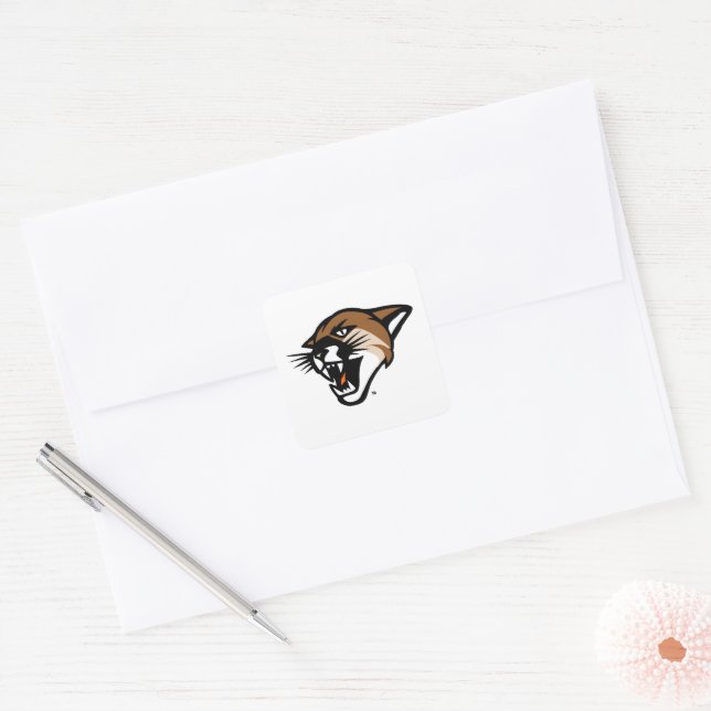 Catamounts | University of Vermont Square Sticker (Envelope)