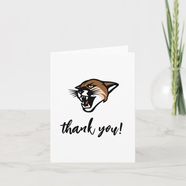 Catamounts | University of Vermont Thank You Card (Front)