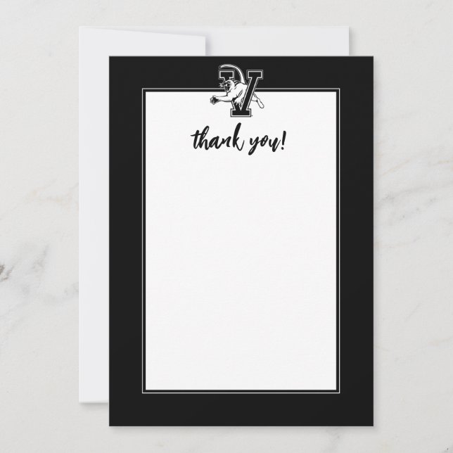 Catamounts | University of Vermont Thank You Card (Front)