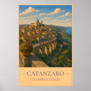 Catanzaro, Italy – Vintage Travel Poster