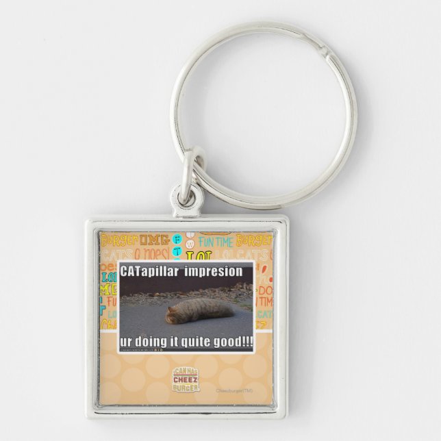 CATapillar Keychain (Front)
