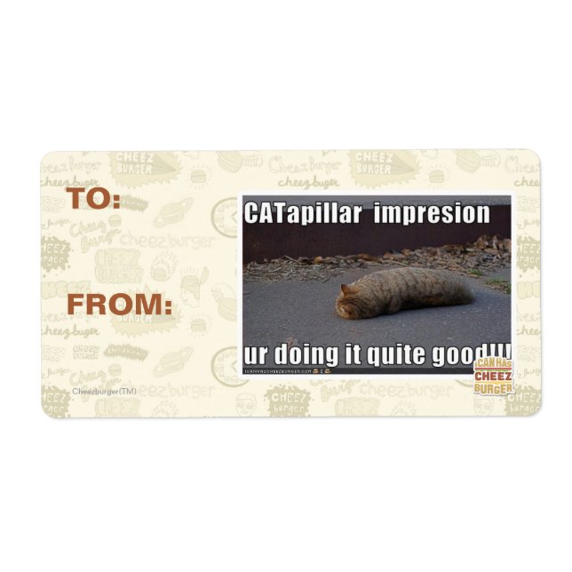 CATapillar Label (Front)