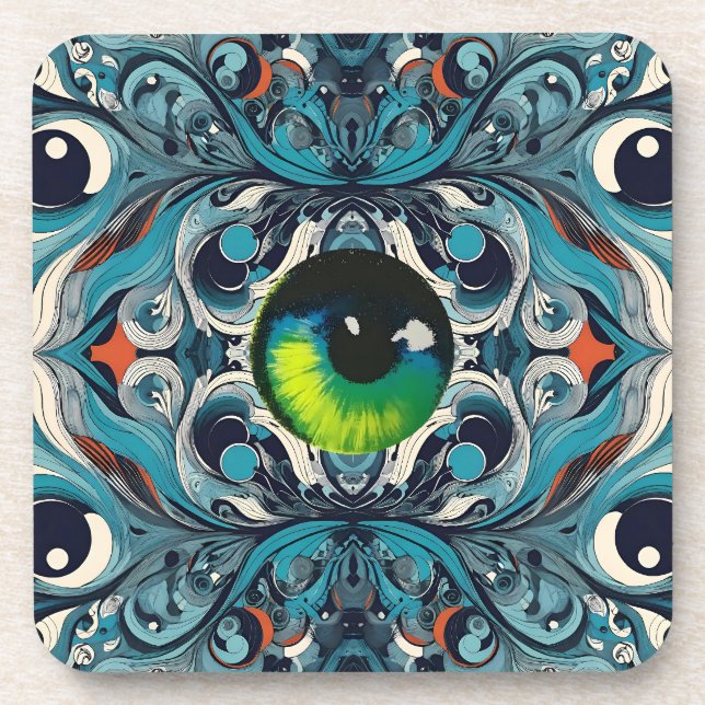 Cataract Counterattack - Ken Gage Art Beverage Coaster (Front)