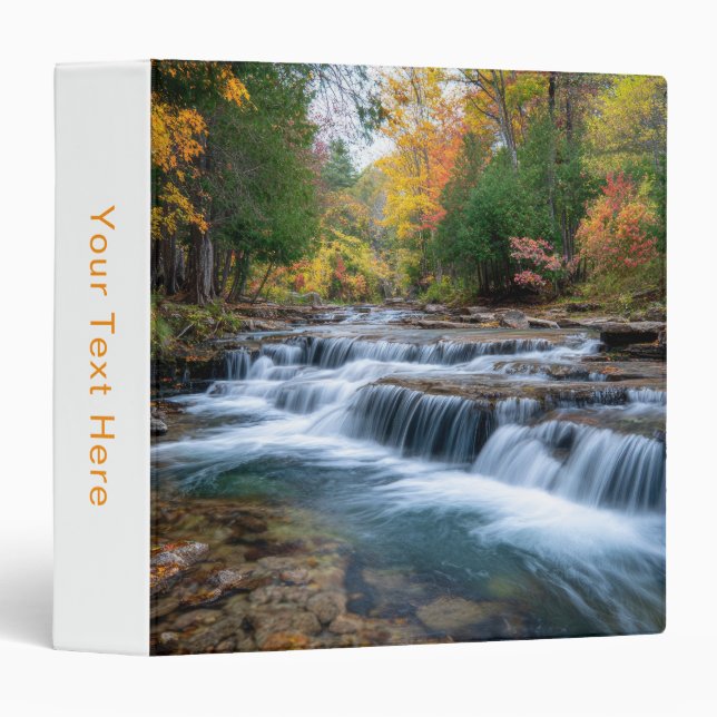 Cataract Falls in USA 3 Ring Binder (Front/Spine)