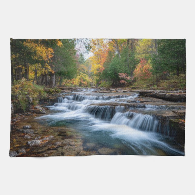 Cataract Falls in USA Kitchen Towel (Horizontal)