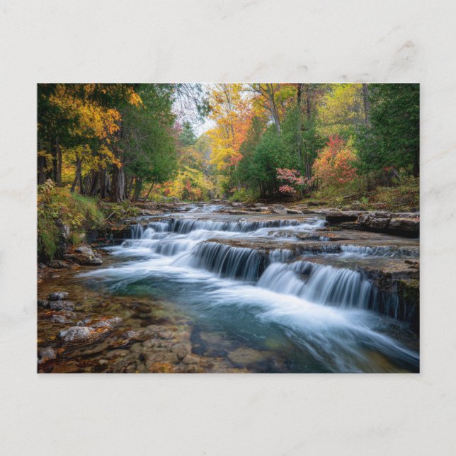 Cataract Falls in USA Postcard (Front)