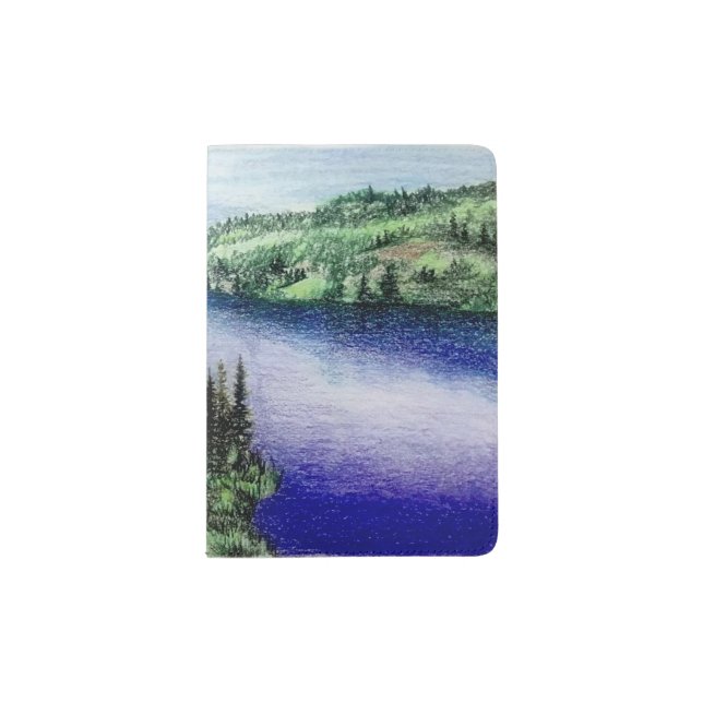 Cataract Lake Passport Holder (Front)