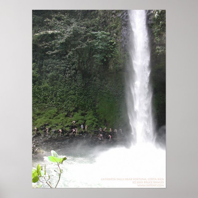 Catarata Falls near Fortuna, Costa Rica Poster (Front)