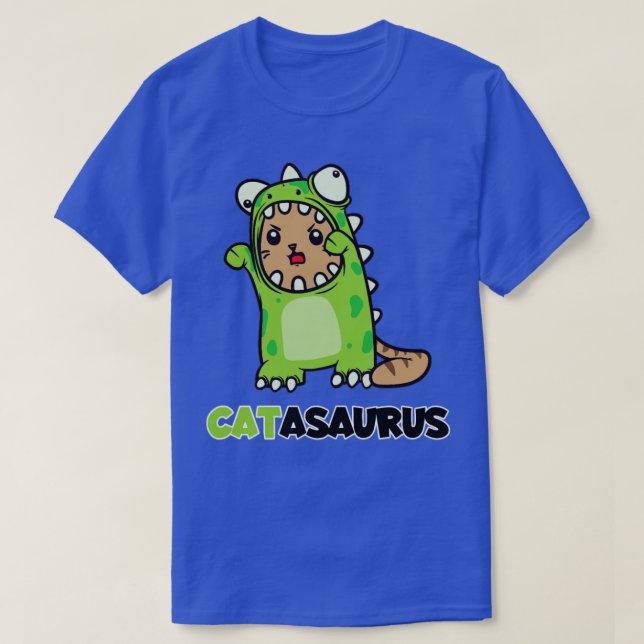 Catasaurus Cat Dino Costume Dinosaur  T-Shirt (Design Front)