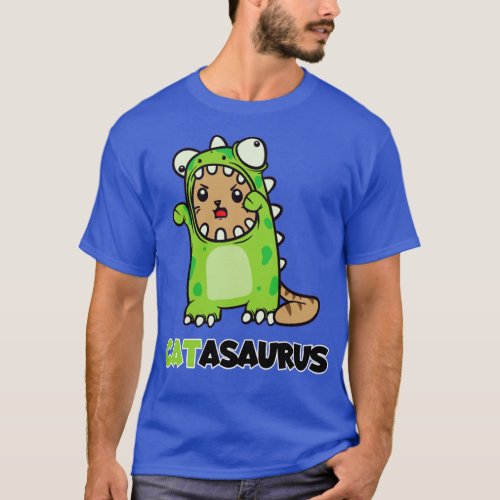 Catasaurus Cat Dino Costume Dinosaur  T_Shirt
