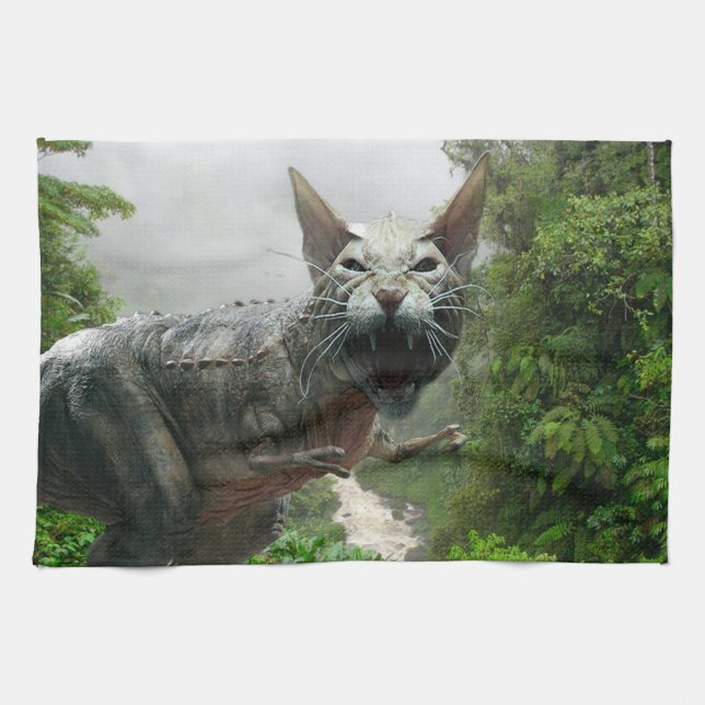 Catasaurus Rex Towel (Horizontal)