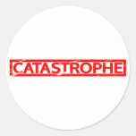 Catastrophe Stamp Classic Round Sticker