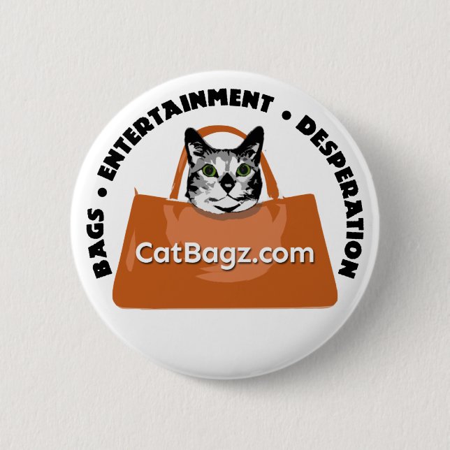 CatBagz.com | Bags * Entertainment * Desperation Button (Front)