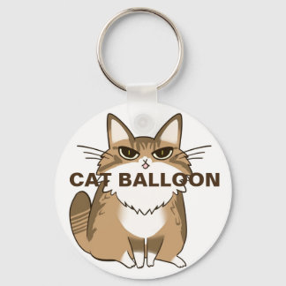 CATBALLOON缶バッチA KEYCHAIN