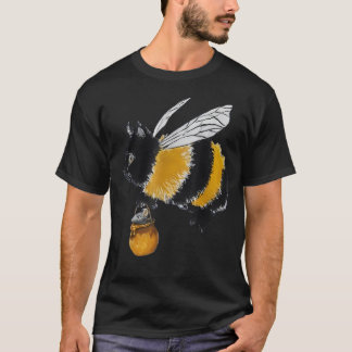 Catbee Hybrid Art Funny Whimsical Animal Brainrot T-Shirt