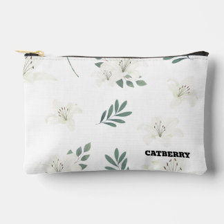 Catberry | Minimalist Floral Pattern Pouch