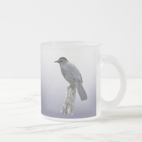 Catbird Frosted Glass Coffee Mug