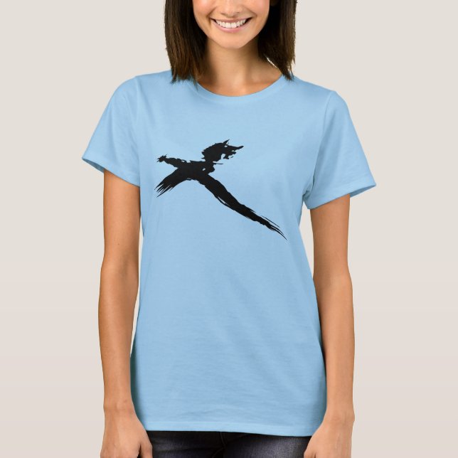 Catbird on a Stick T-Shirt (Front)