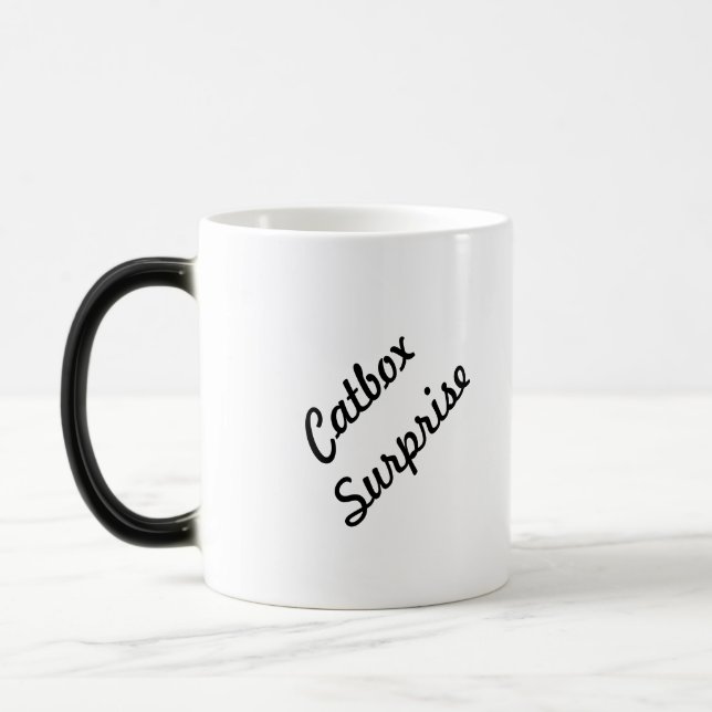 Catbox Kitty Surprise Mug (Left)