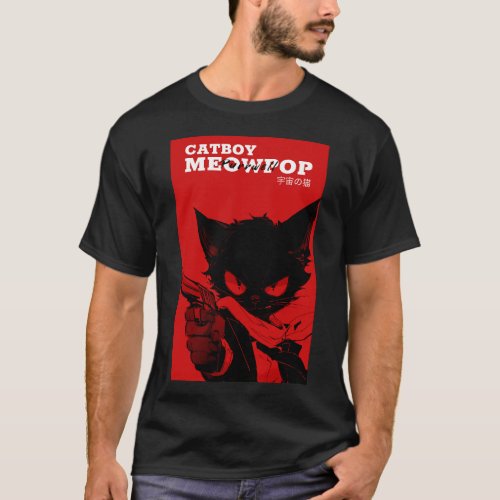 Catboy MeowPop Movie Parody T_Shirt