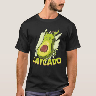 Catcado  Cat Catcado Avocado T-Shirt