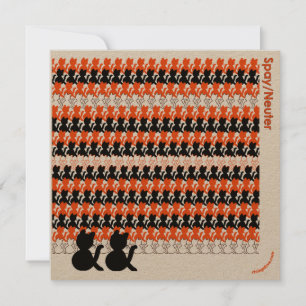 "Catcetera: Spay/Neuter" Save the Birds Holiday Card