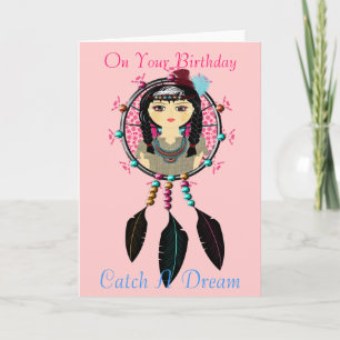 Catch A Dream Birthday Wishes Card