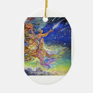 Catch a Falling Star Ceramic Ornament