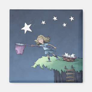Catch a Falling Star - Collecting Wishes Magnet