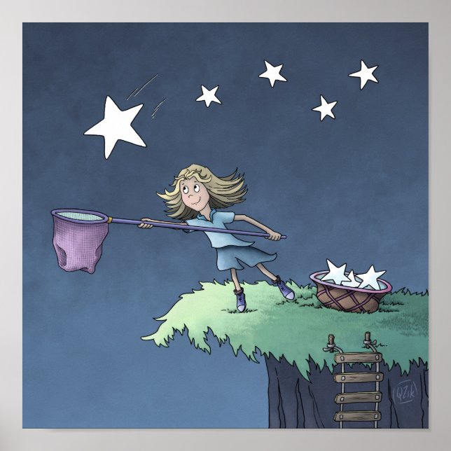 Catch a Falling Star - Collecting Wishes Poster (Front)