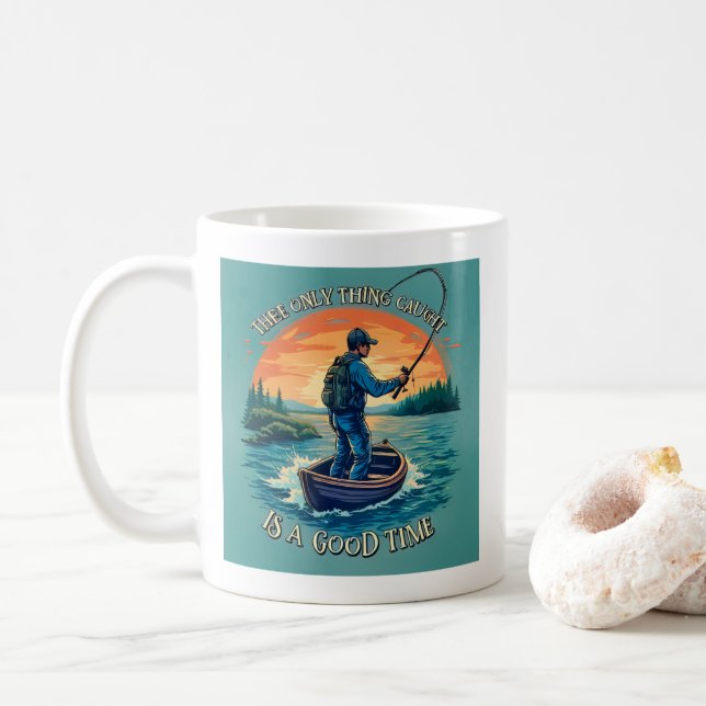Catch a Good Time Coffee Mug (With Donut)