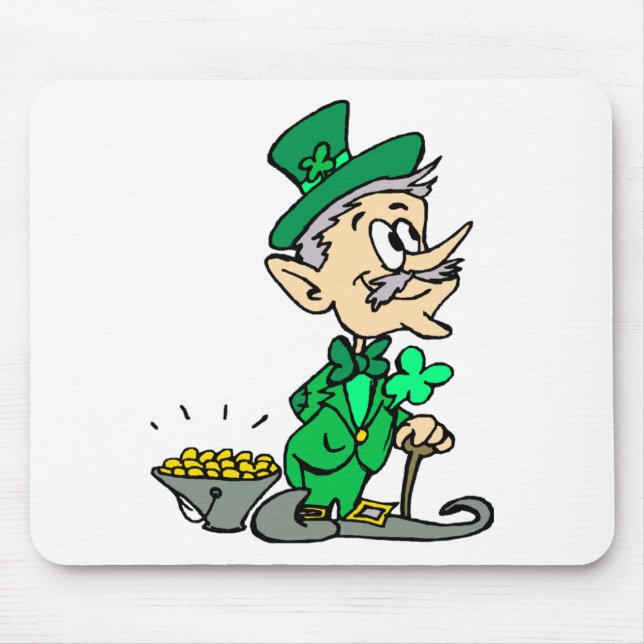 Catch A Leprechaun Mouse Pad (Front)