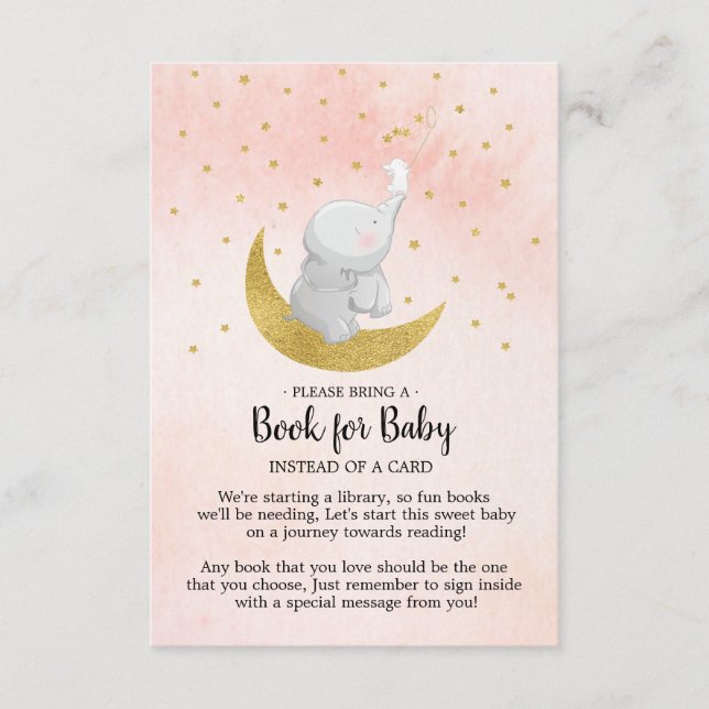 Catch A Star Bunny Elephant Book for Baby Card (Front)