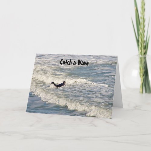 CATCH A WAVE_BIRTHDAY WISHES CARD