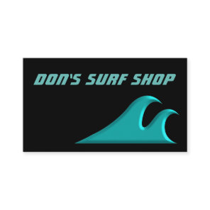 Catch a Wave Cool Surf Business Card